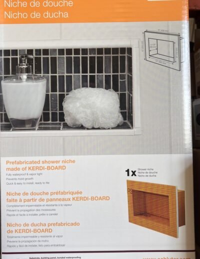 Schluter Kerdi-Board ready-made shower niche in stock in Evansville IN